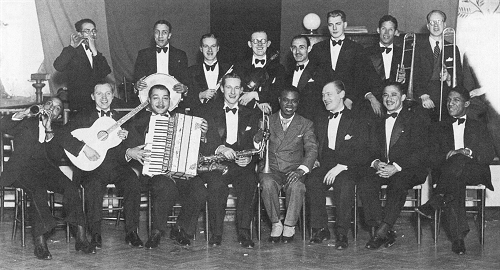 Louis Armstrong and his bandsmen